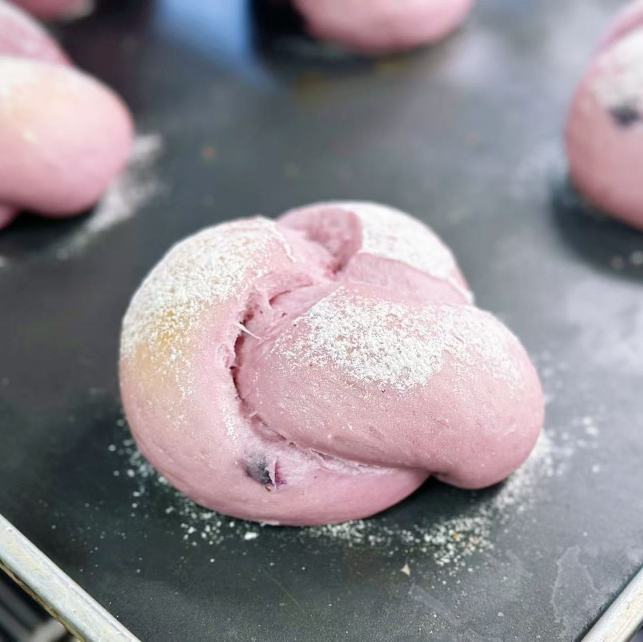 Blueberry Cream Cheese Euro Bread