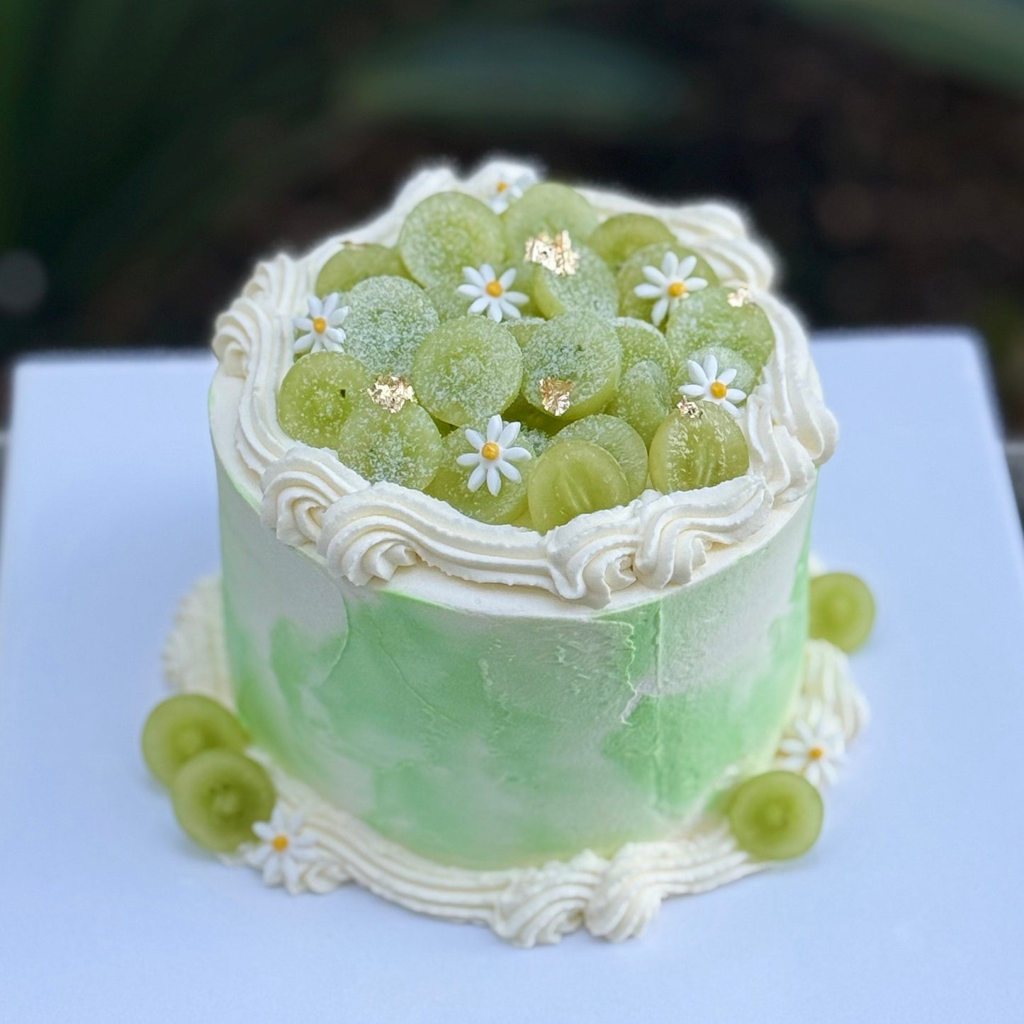 Jasmine Green Grape cake
