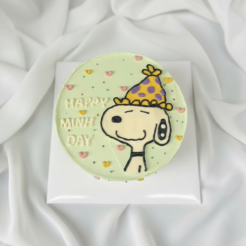 Birthday Snoopy cake