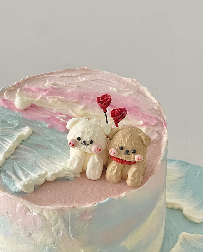Me & Bae cake