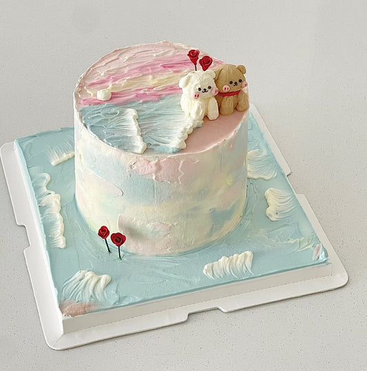 Me & Bae cake