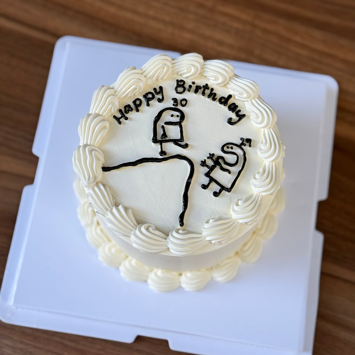 Flork Off A Cliff cake