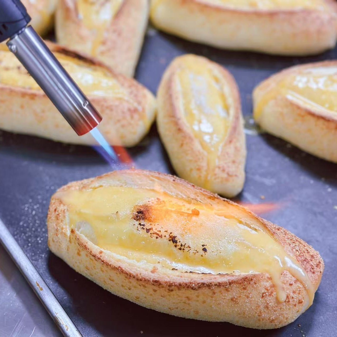 Baked Melted Cheese Milk Bread