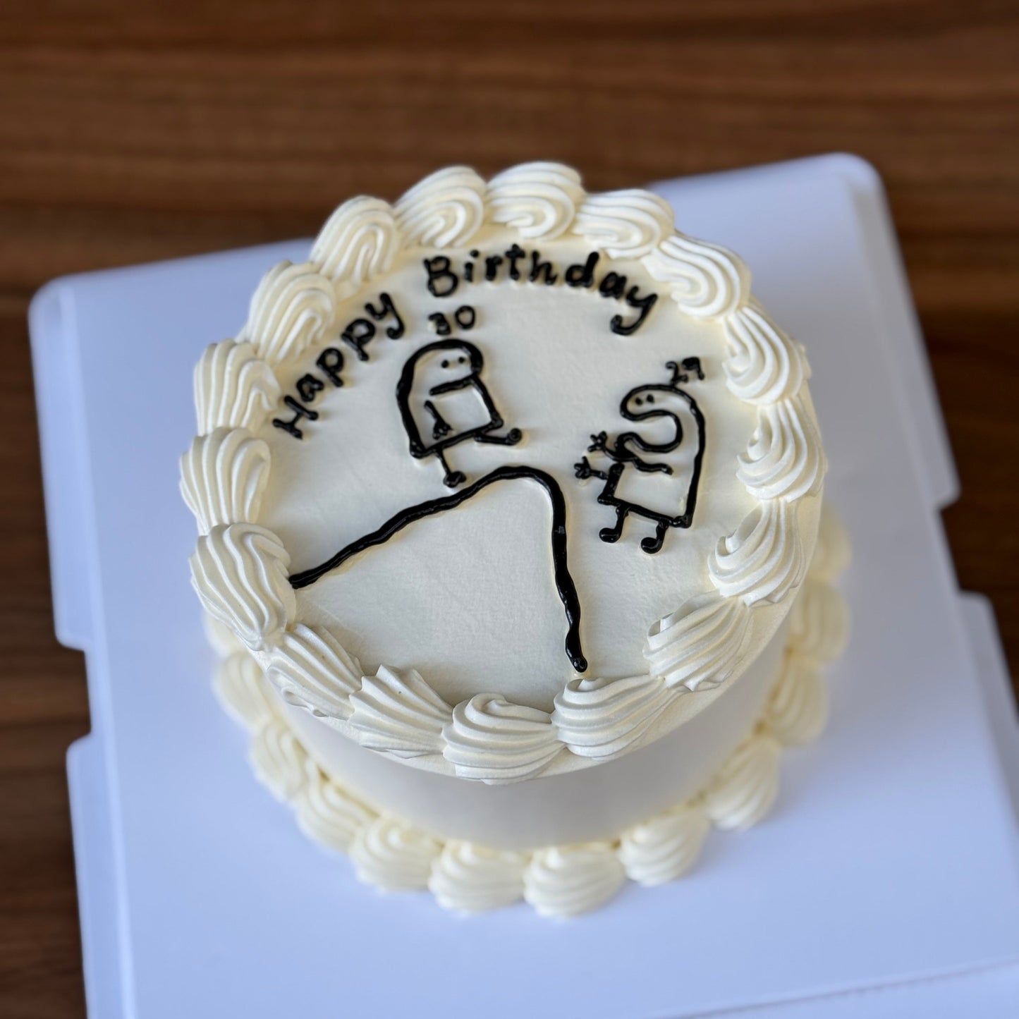 Flork Off A Cliff cake