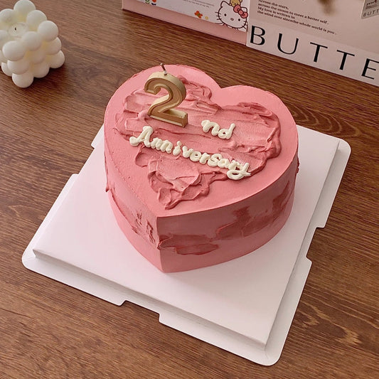 Special Heart Anniversary cake