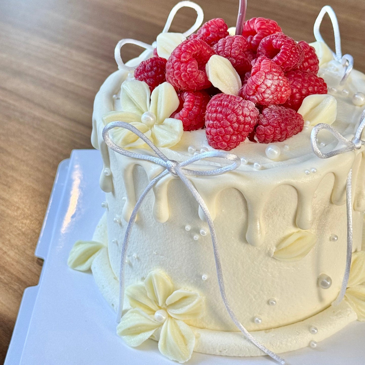 Raspberry Petals cake