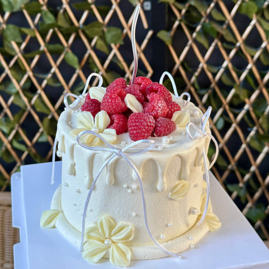 Raspberry Petals cake