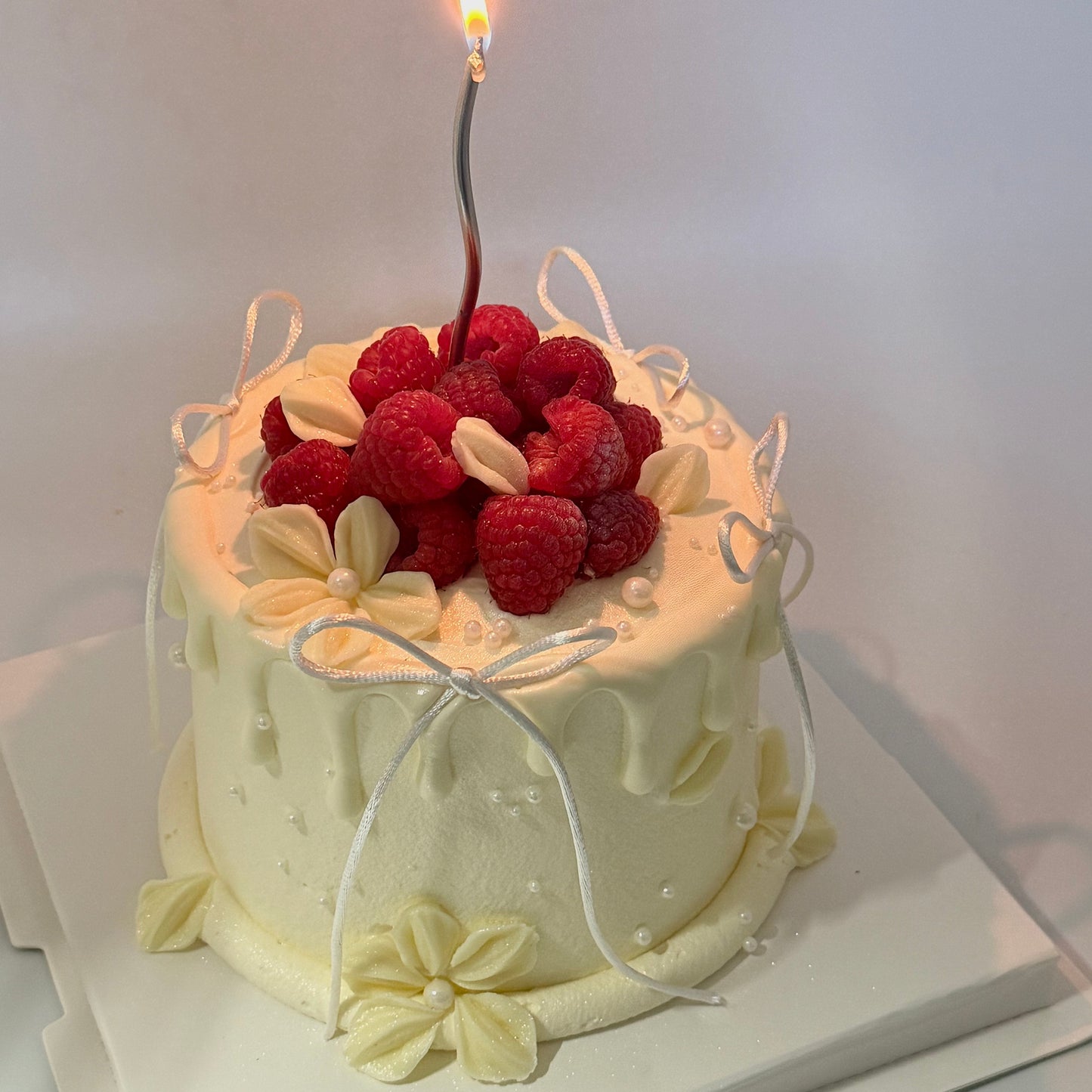 Raspberry Petals cake