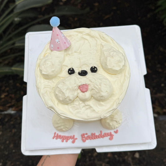 Birthday Puppy cake