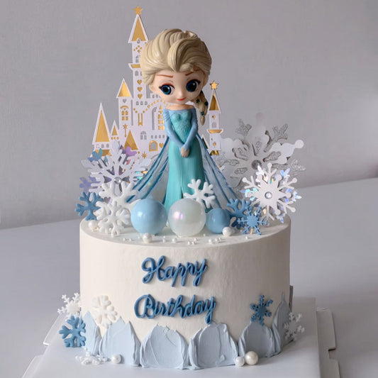 Pretty Elsa Birthday cake
