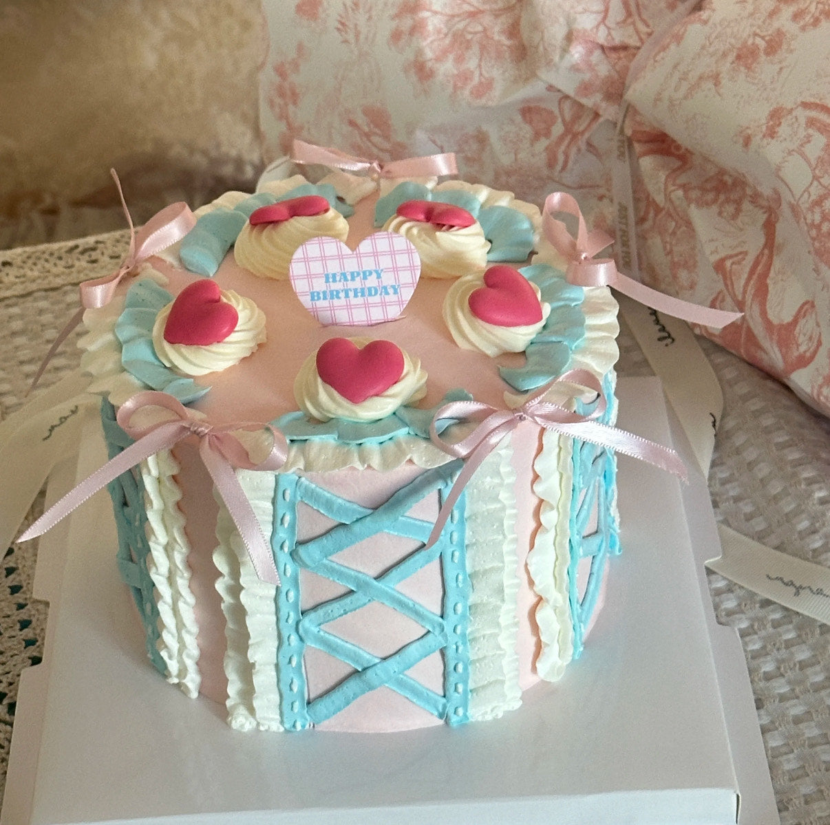 Love Ruffle cake