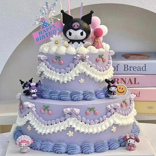 Kuromi Love 2-tier cake